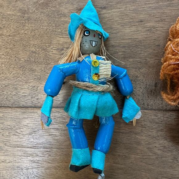 Vintage Wizard of Oz Wood Ornaments Handmade Christmas Holiday Decor Wicked 4 - Picture 5 of 8